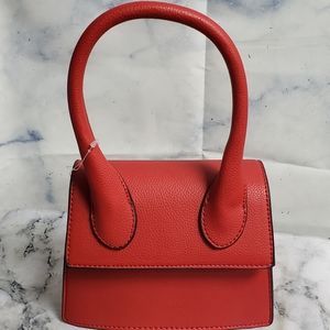 Red One Handle Purse